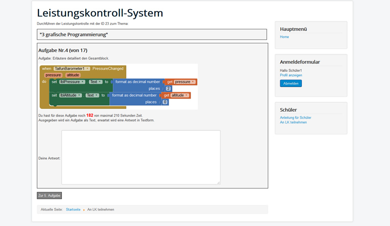 leistungskontrollsystem